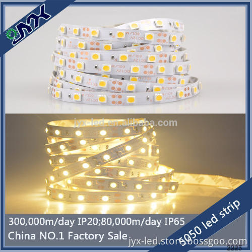 Flexible wall light smd 5050 5m 60led/m led strip 14.4w ip20 non-waterproof single colo12v r